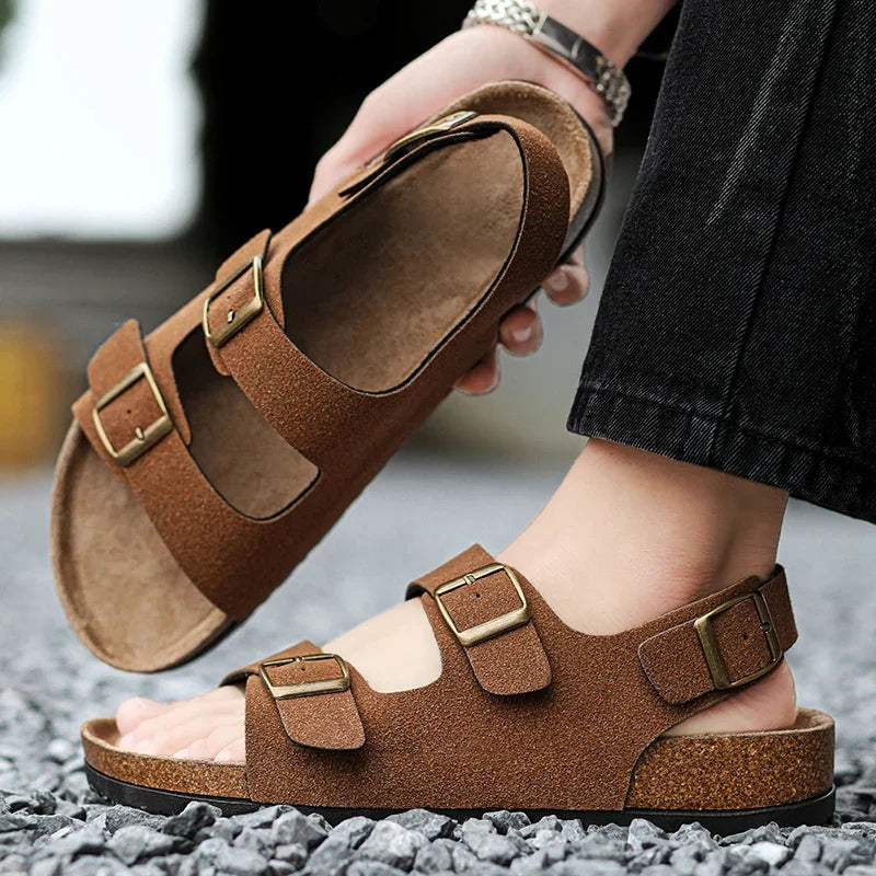 Man Shoes for Men 2024 Men's Casual Sandal Man Summer Slippers Original Men's Sandals Models Flat Sandals Mens Soft Sandles Sale