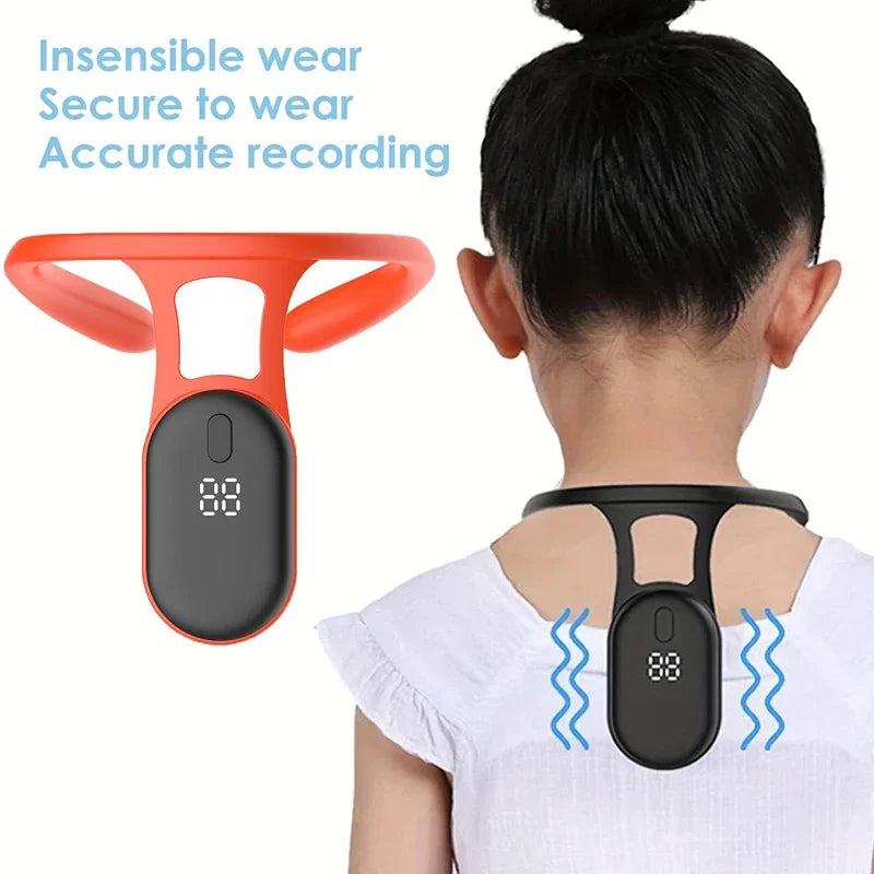 Smart Posture Corrector Vibration Posture Training Reminder Sensor Back Posture Neck Hump Corrector for Adult Kids