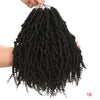 TOMO Bomb Twist Crochet Braids Pre-looped Passion Twist Crochet Hair Ombre Spring Twist Synthetic Braiding Hair Extensions 14"