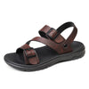 Summer Sandals for Men Outdoor Casual Sport Slippers PU Leather Non-slip Breathable Roman Shoes Beach Flip-Flop Garden Shoes