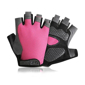 Weightlifti Gym Gloves Fitness Training Fingerless Men Women Bodybuilding Exercise Sports Gloves Cycling Anti Slip Breathable