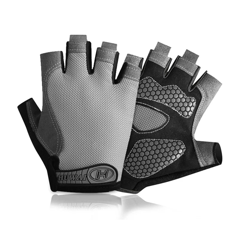 Weightlifti Gym Gloves Fitness Training Fingerless Men Women Bodybuilding Exercise Sports Gloves Cycling Anti Slip Breathable
