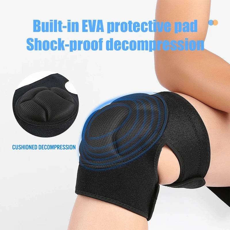 1pc Adult Knee Pads for Sports,Anti-Slip Collision Avoidance Kneepads with Thick EVA Foam,for House Cleaning,Construction Work