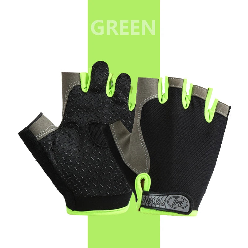Weightlifti Gym Gloves Fitness Training Fingerless Men Women Bodybuilding Exercise Sports Gloves Cycling Anti Slip Breathable