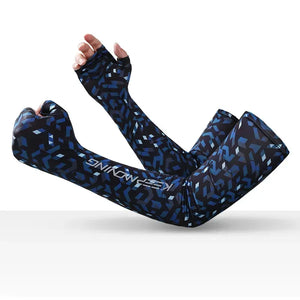 Spring Summer Sleeves Cycling Cuff for Men Sports Outdoor Camouflage Cool Glove Women Arm Sleeves Sun Protection Ice Silk Warmer