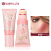 Beauty Glazed 6-Colors Liquid Blush, Shimmer Pearly Finish Suitable For All Skin Tones , Velvet Matte, Long-lasting ,Waterproof