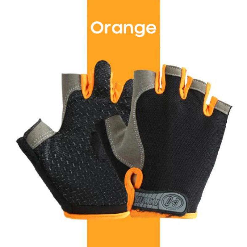Weightlifti Gym Gloves Fitness Training Fingerless Men Women Bodybuilding Exercise Sports Gloves Cycling Anti Slip Breathable