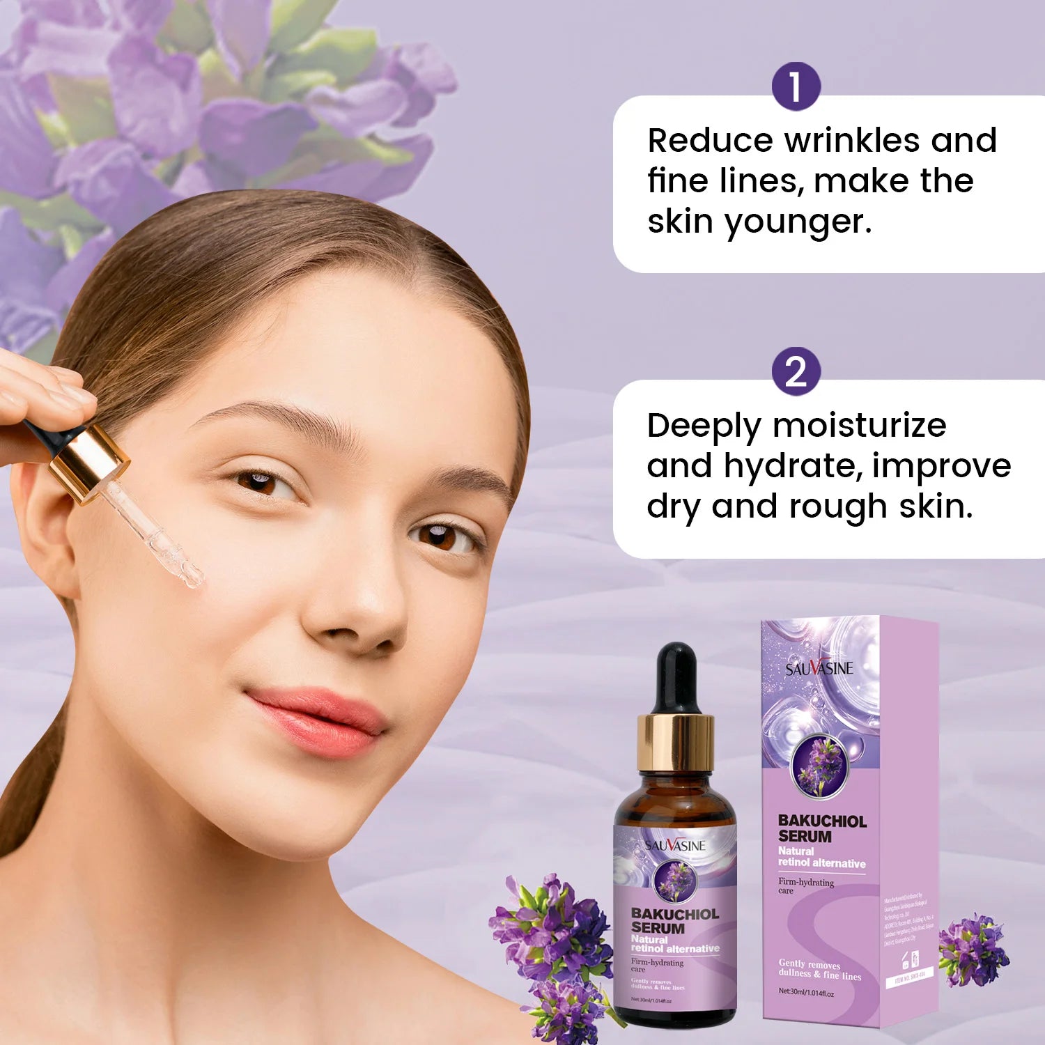 Natural bakuchiol  serum - Gentle, Powerful Anti- Aging Formula
