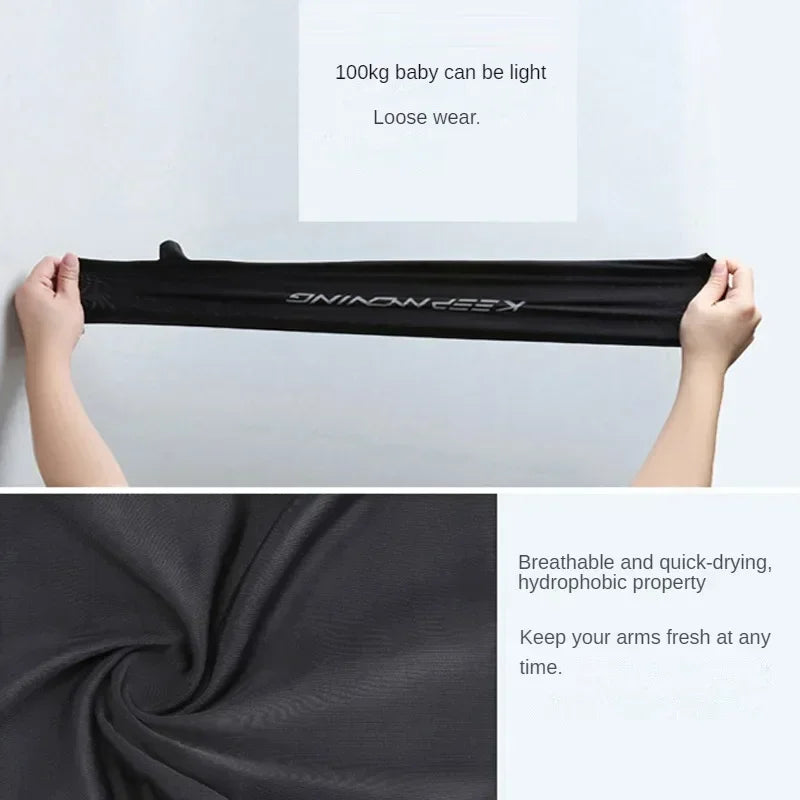 Spring Summer Sleeves Cycling Cuff for Men Sports Outdoor Camouflage Cool Glove Women Arm Sleeves Sun Protection Ice Silk Warmer