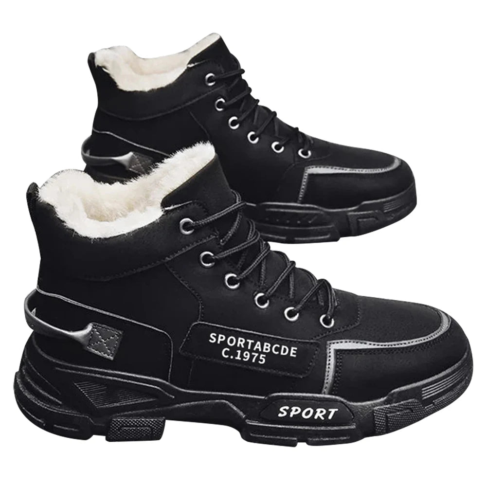 Non-Slip Men's Boots Offer Safety Work Shoes Mens Shooes Men Motorcycle Boot Man Tactical Boots Ankle Snow Winter High top